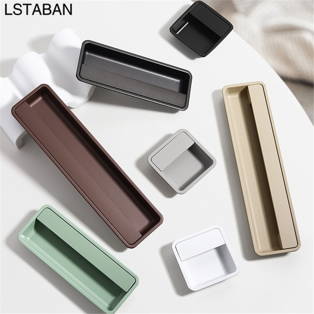 Furniture Hardware Restoration - Square Modern Sliding Door Handle Cabinet