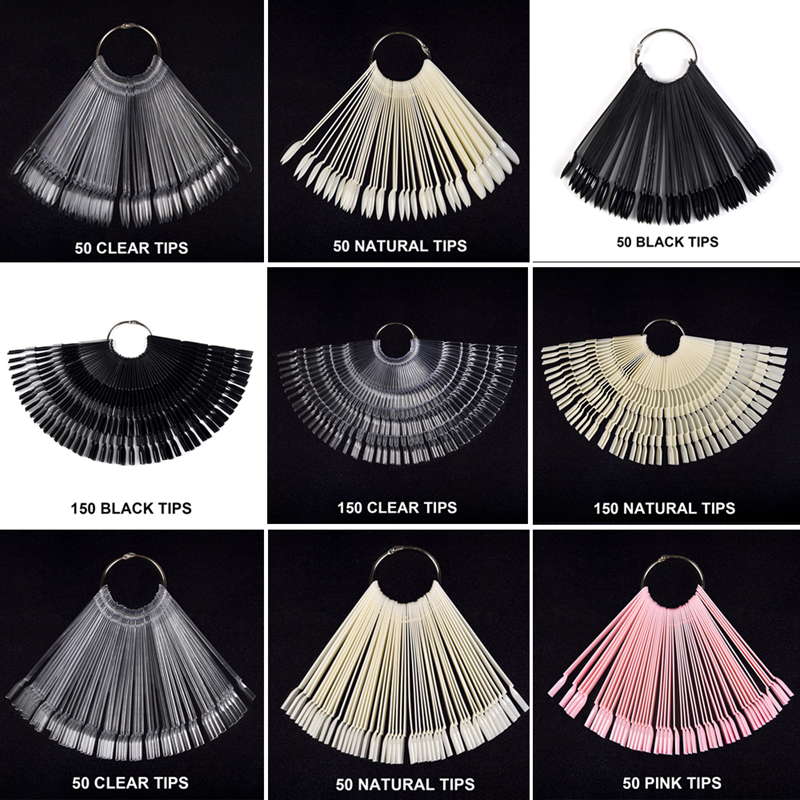 Furniture Hardware Nails - 1 Set Fan Nail Art Display