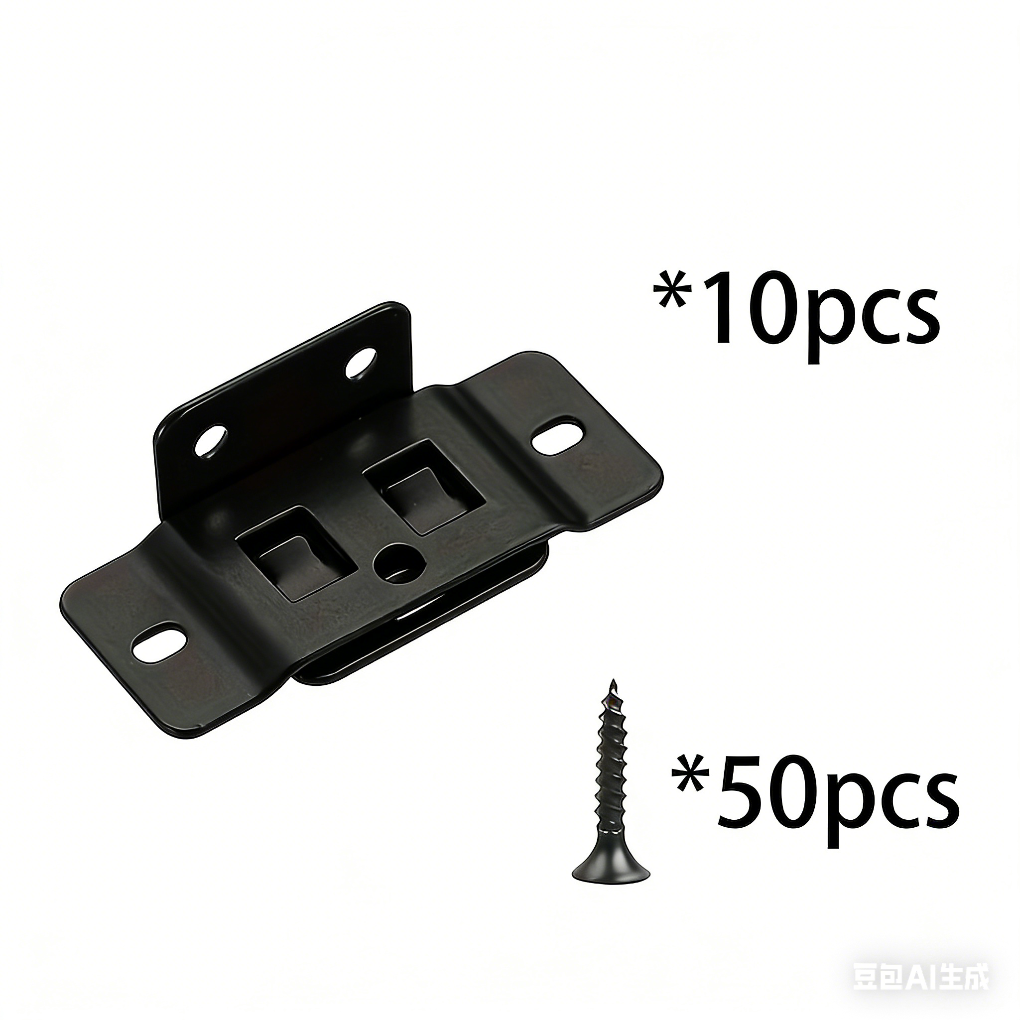 Joint Connector Bracket - 60pcs Heavy Duty L-Type Metal Brackets