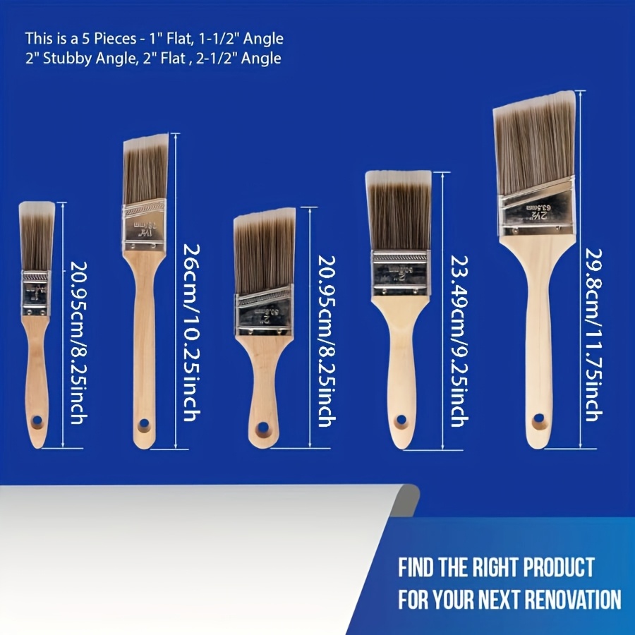 5Pcs High Quality Paint Brush  - Furniture Hardware Design 리뷰 및 가격