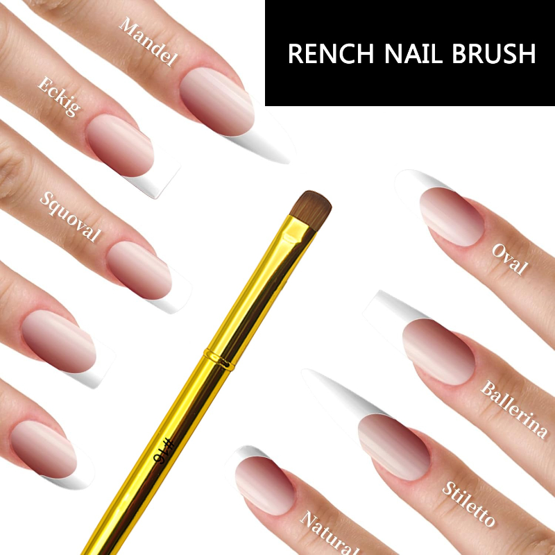 Kolinsky French Nail Art Brush - Furniture Hardware Nails 리뷰 및 가격