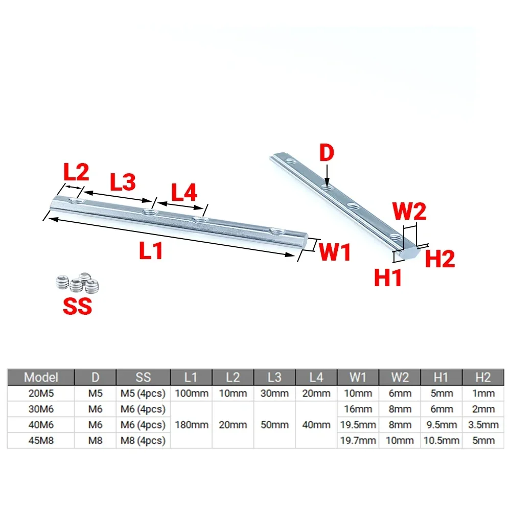 4Pcs V-Slot T-Slot Joiner 180  - Joint Connector Bracket 리뷰 및 가격