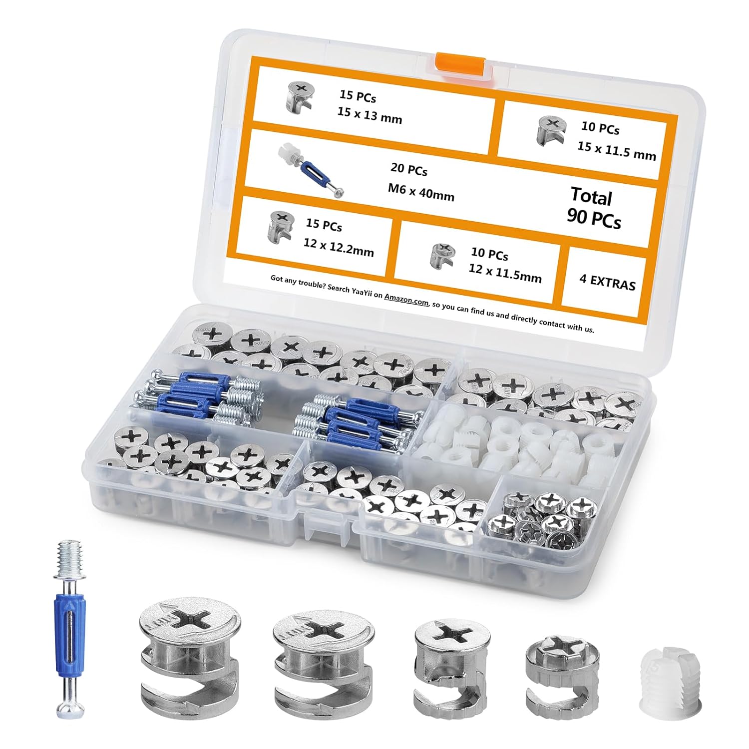 90 Pcs Furniture Cam Locks wit - Furniture Hardware Images 리뷰 및 가격