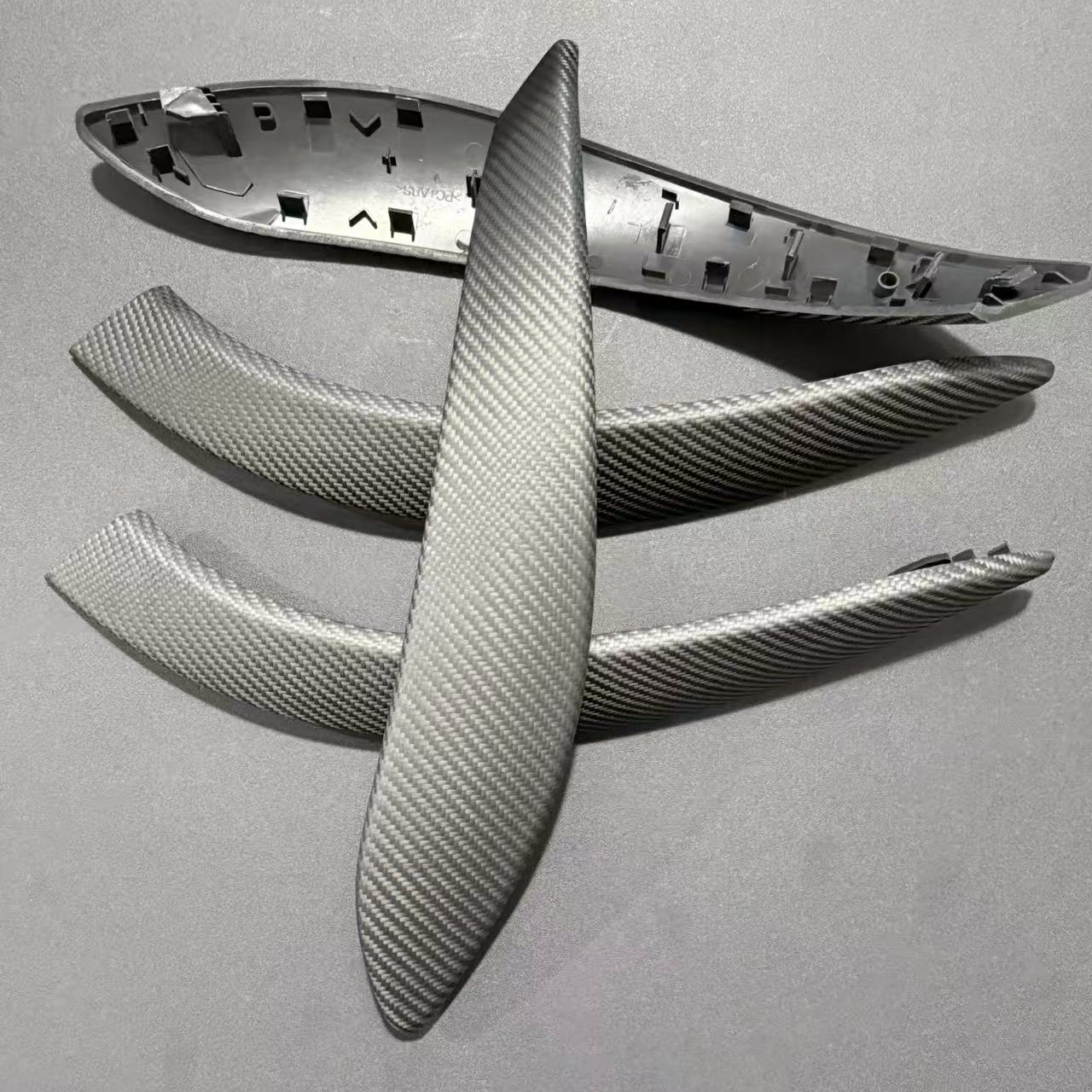 Real Carbon Fiber Interior Car - Door Handle Bar 리뷰 및 가격