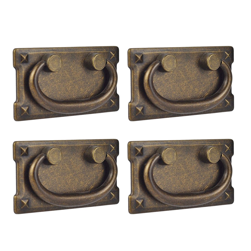 4Pcs Vintage Antique Bronze Dr - Furniture Hardware Supplies 리뷰 및 가격