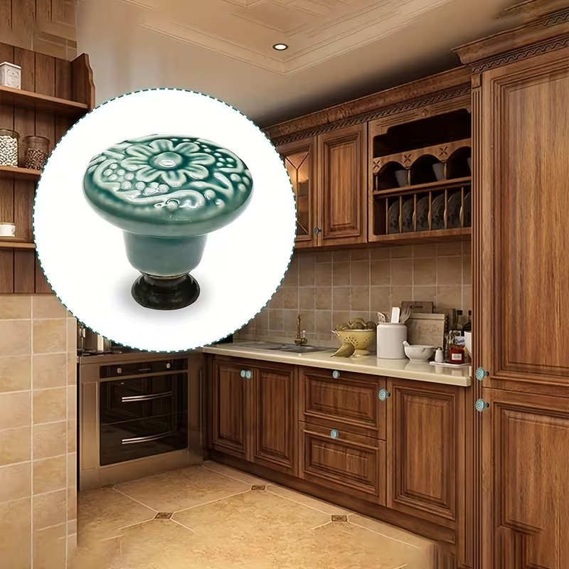 12pcs Ceramic Cabinet Knobs, F - Furniture Hardware Design 리뷰 및 가격