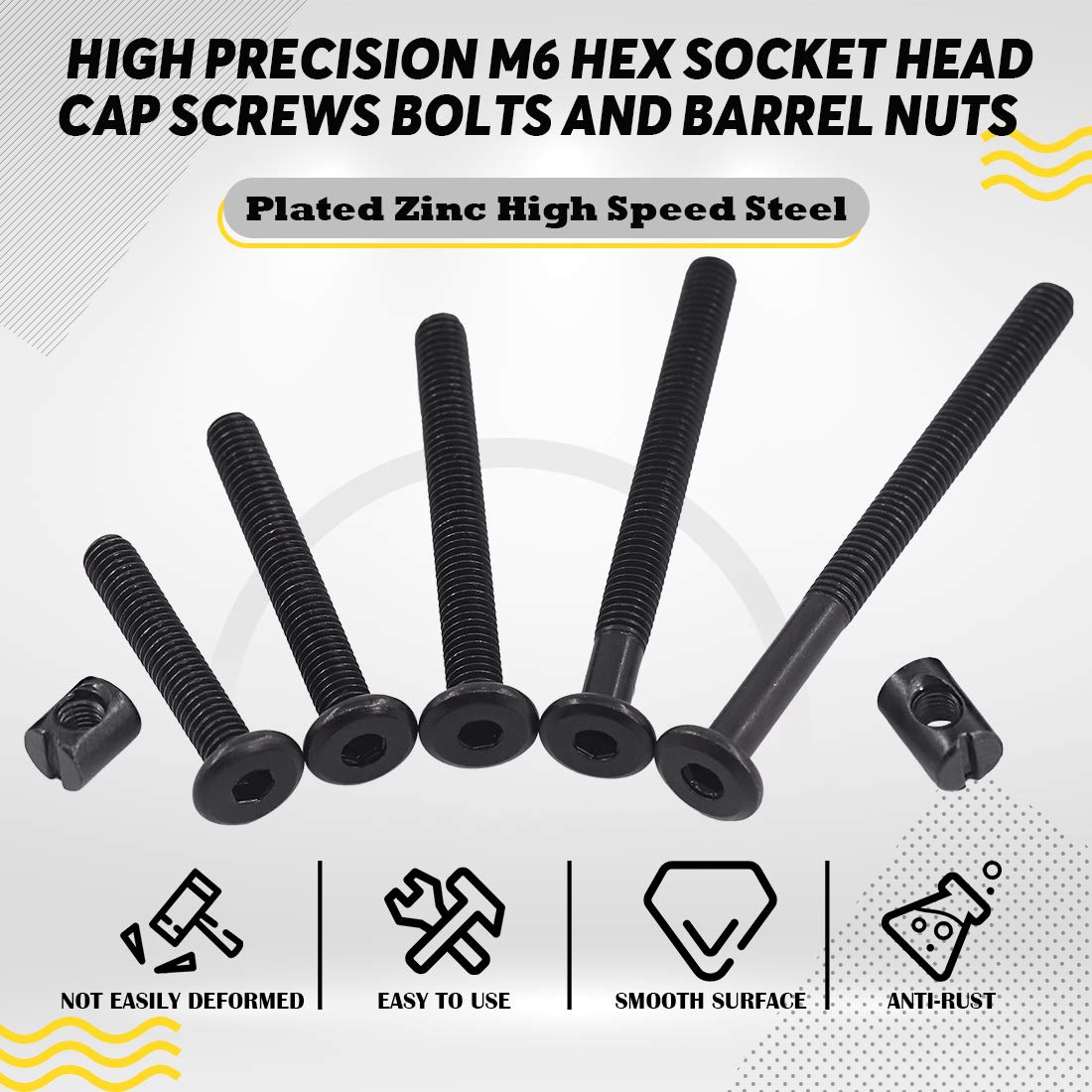 M6 Hex Socket Head Screws Bolt - Furniture Hardware Images 리뷰 및 가격