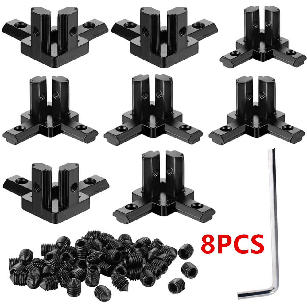 8Pcs Aluminum Profile 90 Degre - Joint Connector Bracket 리뷰 및 가격