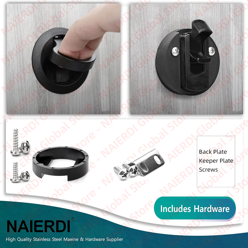 NAIERDI 2/5 Pieces Round Flush - Door Handle Bar 리뷰 및 가격