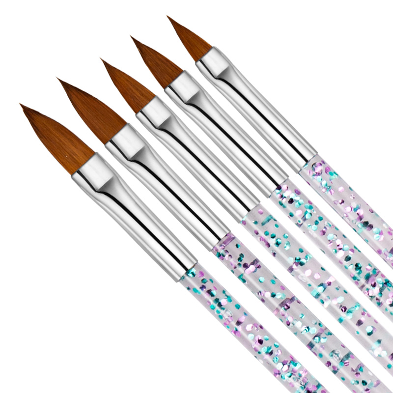 5PCS Nail Art Brushes Set UV G - Furniture Hardware Nails 리뷰 및 가격